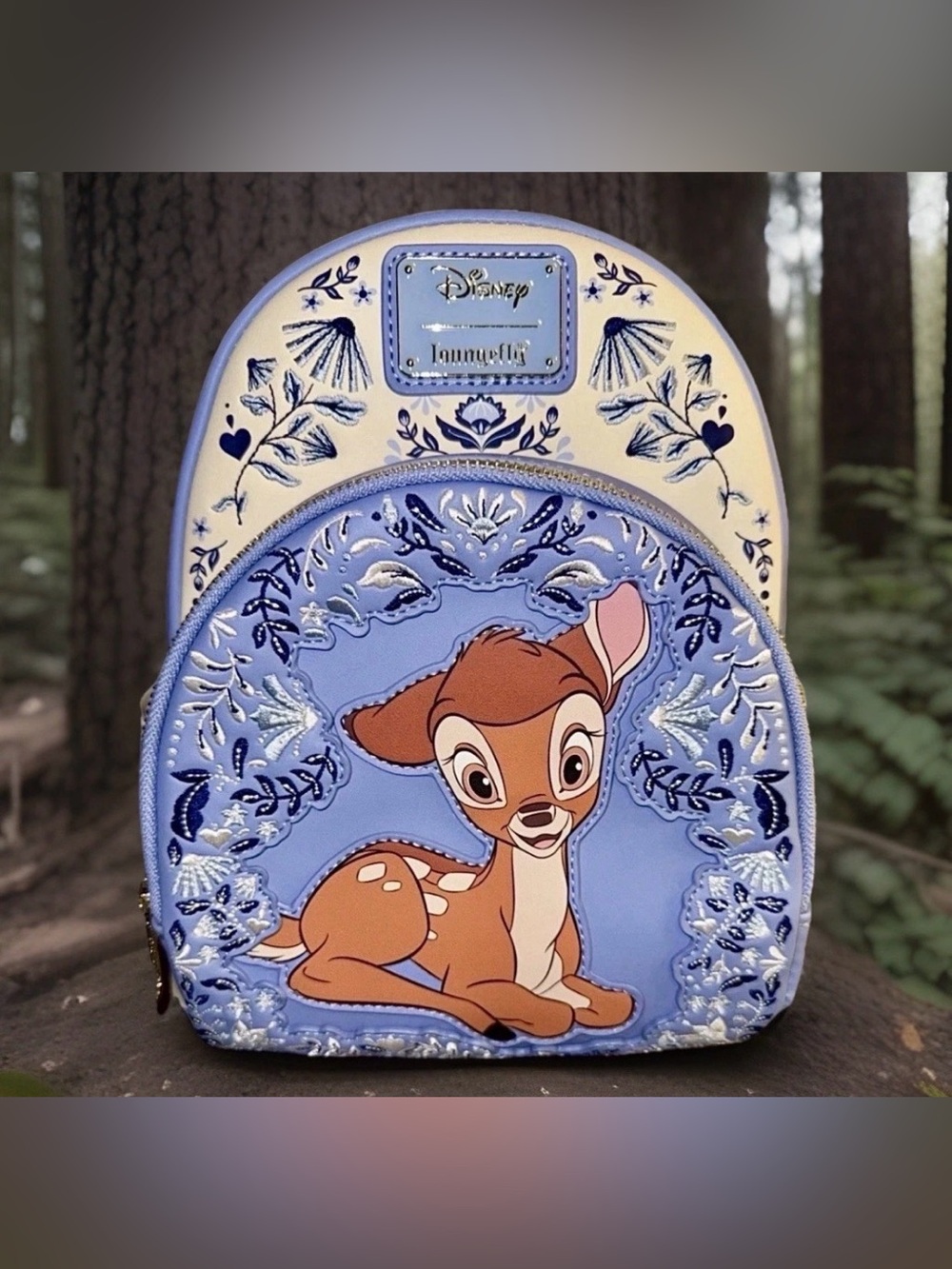 NEW w Tags Loungefly Disney BAMBI Blue Floral Thumper & Flower Sold Out BL Excl